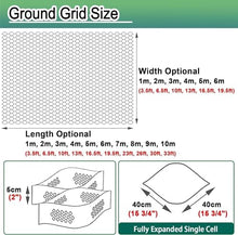 LWJQRSP High-De Polyethylene o Grid Grille 5.1 cm Thick – Gravel Grate for Landscaping, Garden Patios, Driveways & Parking – Versatile Outdoor Solut