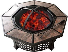Fire Pits Outdoor Wood Burning Outdoor Fire Large Bonfire Wood Burning Patio Coal Grill Firepit for Outside Grill Charcoal Smokeless Grill with Spark Screen with Cover BBQ Cooking for Outside Camping
