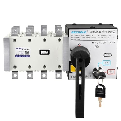 PC-Level Isolated Dual Power Automatic Transfer Switch 4P100A fire-Fighting Mains Power Generation Switch(4P2500A)