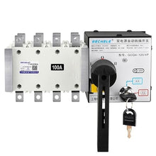 PC-Level Isolated Dual Power Automatic Transfer Switch 4P100A fire-Fighting Mains Power Generation Switch(4P2500A)