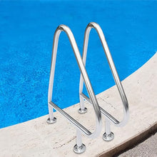 Pool Handrail Swimming, No Drill Pool Handrail, Easy to Install, Stainless Steel Swimming Pool Stair Rail for SPA Inground Pools