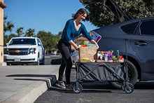 PICNIC TIME NCAA Iowa State Cyclones Adventure Wagon Folding Wagon - Wagon Cart - Sport Utility Wagon - Beach Wagon Collapsible, (Dark Gray)