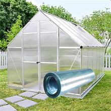 LFFH Clear Roof Sheet, 0.8mm Polycarbonate Roofing Sheet Clear Heavy Duty Tarp Heat-Insulating for Greenhouse (Color : Clear, Size : 1mx10m)