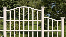 Vita Regency Vinyl Trellis – 107" L x 95" H White Privacy Screen for Climbing Plants & Vines, BPA & Phthalate-Free PVC, Durable Outdoor Lattice, Easy Installation, Garden Décor
