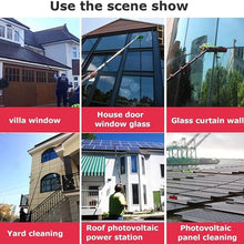 Solar Panel Cleaning Brush/Window Cleaning/Water Fed Telescopic Brush/Extendable Cleaner Conservatory Roof Suitable for Photovoltaic Panel Cleaning Trucks Window,24FT(7.2M)