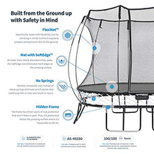 Springfree Large Oval Trampoline 8x13 ft with FlexrStep V2 Bundle Black