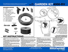 We SAVVY Irrigation GK-4000-RV Garden Irrigation Kit 4000 Row Feet