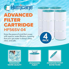 Hurricane Filters 16 Pack HF56SV-04 Advanced Pool Filter Cartridge - Replacement for PA56L, Hayward SwimClearC2030, CX481XREPAK4