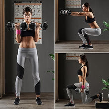 ATIVAFIT Adjustable Dumbbell for Workout Strength Training Fitness Weight Gym Set 55LB-Pair