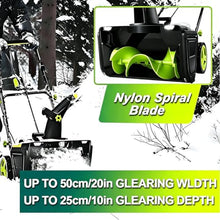 Household Snow‑Clearing Blower,Long‑Range Snow‑Throwing Capacity 2Batteries
