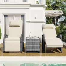 YWMLFZ Outdoor Rattan Set with Coffee Table, Adjustable, Suitable for Patio, Swimming Pool