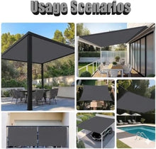 Patio Sun Shade Sail 21x39 FT Rectangle Uv Block Canopy Sunshade Cover with Grommets Outdoor Sun Shade Cloth for Lawn Patio Backyard Garden