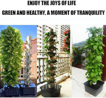 BTURYT Vertical Garden Hydroponics -15 Story Tower with Pump and Mobile Water Tank for Plant Sites - Valentine's Gift Plant Tower