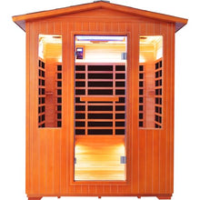 Sauna Outdoor 4 Person Far Infrared Saunas Dry Sauna Room Red Cedar Wood