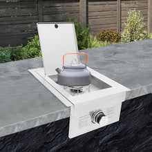 Steel Single Grilling Side Burners,Propane Side Burner for Outdoor Kitchen