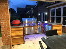 Bonfire Outdoor Kitchen Double Access Door,33x22 Inch,304 Stainless Steel BBQ Grill Doors,CBADD,Silver