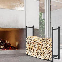 YHdtUO Firewood Rack Fireplace Firewood Rack 3.8 Ft, Indoor Firewood Holder Outdoor Firewood Storage Rack, Logs Stand Stacker Holder for Deck, Patio, Garden, and Porch,