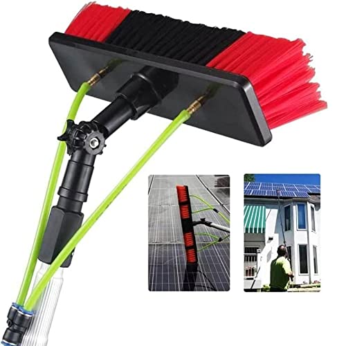 DKXCOSQ Solar Panel and Window Cleaning Pole Kit 5 12m Water Fed Pole with Brush for Photovoltaic Panels