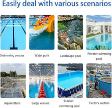 WZUOPG Robotic Pool Cleaners Without Rope, Automatic Pool Vacuum Cleaner, Intelligent Route Planning, Wall Climbing, Strong Attraction, Fast Charging, Very Suitable for Swimming Pools