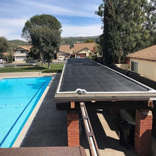 Industrial Grade Solar Pool Heater DIY Kit - Superior High-Wind Strapless Mounting System & Maximum Freeze Resistance (8-4'x7.5' / 240 Square Feet)