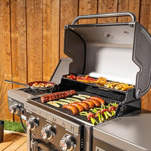 Coleman Revolution 3-Burner Gas Grill with Side Burner, Convertible Propane to Natural Gas, 45,000 + 13,000 BTU, 650 sq in, Outdoor BBQ Grill
