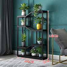 OJKJGYTF Indoor Plant Stand Metal Plant Stand,Multipurpose Flower Shelves Storage Organizer Display, for Indoor Outdoor Garden Balcony,D,100×25×130cm