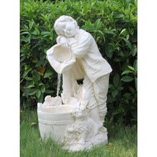 Tabletop Fountain Garden Landscape Water Fountain, Outdoor Garden Balcony Decoration Landscape, Creative Sculpture Landing Pieces Tabletop Water Fountain (B)