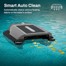 Betta Flex Solar-Powered Robotic Pool Skimmer – Cordless with Dual Cleaning Modes, Soft-Touch Pool Protection. Compatible with Infinity Edge, In-Ground & Above-Ground Pools (Grey)