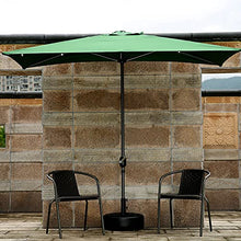 QZQHNYJ Parasol Garden Patio Umbrella Solid Color Rectangle Patio Umbrella, Sun-Resistant Balcony Beach Playing Fields Villa Shops Outdoor Parasol Umbrella, W