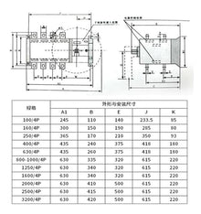 JXG1-60A Dual Power Supply Automatic Transfer Switch