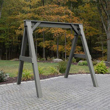 Highwood Heavy Duty, Weather Resistant A-Frame Porch Swing Stand, Coastal Teak