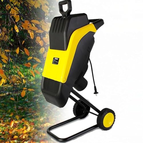 Electric Leaf Branch Shredder, 2500W Electric Wood Breaking Crusher Garden Tools(40M)
