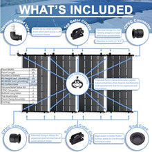 Fenix Pool Solar Sun Value Solar Pool Heater DIY Kit Black