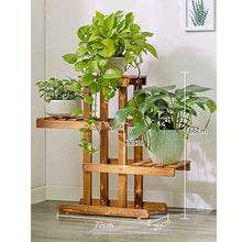 ZOCWJK Plant standHome Decoration Flower Stand, Balcony Solid Wood Flower Stand Multi-Layer Indoor Solid Wood Flower Stand Living Room Floor Flower Pot Stand Shelf Display Stand,