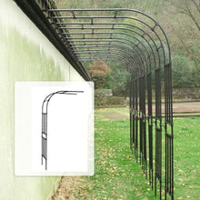 Half Arch Trellises Against The Wall Garden Arch Trellis, 94.5in Half Arch Plant Support Trellis for Climbing Plants, Outdoor Stands Grape Trellises