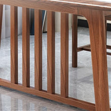 LICONG-2019 Tea Table Solid Wood Rock Board Balcony Tea Table and Chair Combination Set, Small Household (100x62x72cm) Side Table