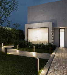 DALS Lighting LRB30-CC-BK Landscape Bollard Path, 1-Light 13 Watts, Black