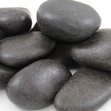 MARGO GARDEN PRODUCTS Rainforest 2"-3" 2200 lb Grade A Polished Pebbles Super Sack, Black