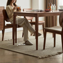 Coffee Table Solid Wood Dining Table Modern Light Luxury Black Walnut Small Family Kitchen Tables