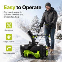 Cordless Snow Blower, Brushless Snow Shovel