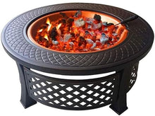 BBQ Grill Outdoor Outdoor Fire Pits Fire Basket Outdoor Barbeque Grill CharCast Iron Barbecue Stand Bowl Camping Picnic Outfire Wood Log Burner Heater Outdoor Stove Garden Dining