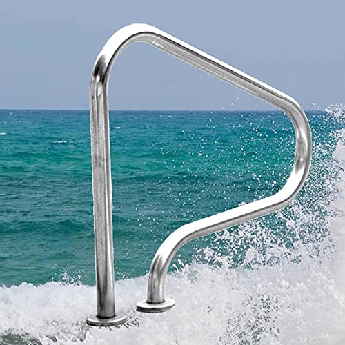 LMMIAMZ Pool Handrail Swimming Pool Hand Rail Pool Handrails Pool Handrail Swimming Pool Hand Rail Ladder Step Handrail/Thick 1.5Mm