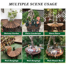 BXKCFYBSQ Tree Bench Surround,Outdoor Furniture Decoration Seating,Wooden Garden Stool,Capacity 400KG,Free Combination of Shapes,for Parks Yards