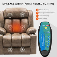Oversized Power Lift Recliner with Massage, Heat & USB Charging Ports