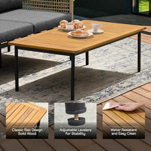 Idzo Oscar Wicker Metal Loveseat with Coffee Table – Black, 2-Seater Outdoor Sofa Set for Small Patios, Balcony or Garden, Heavy-Duty Love Seat Couches for Relaxing and Entertaining