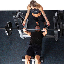 Fitness First Decline Bench Press with Olympic Weight Plate Storage Silver