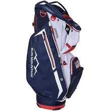 Sun Mountain 2024 Maverick Golf Cart Bag Navy/White/Red