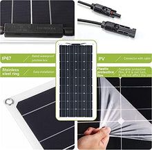 1000 Watt Flexible Solar Panel, 2 × 500 Watt 12 Volt Solar Power Panel Kit