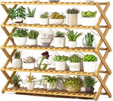Plant Stand Plant Pot Stand Flower Stand Bamboo Wood Plant Shelf Folding Flower Display Stand Indoor Display Stand Home Patio Garden Plant Shelf Plant Stands Indoor ( Color : A , Size : 73*31*100cm )