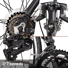 HH HILAND Hiland 700c Road Bike 14 Speeds Light Weight Aluminum Frame Racing Bike City Commuting Road Bicycle Black